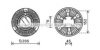 AVA QUALITY COOLING MEC268 Clutch, radiator fan